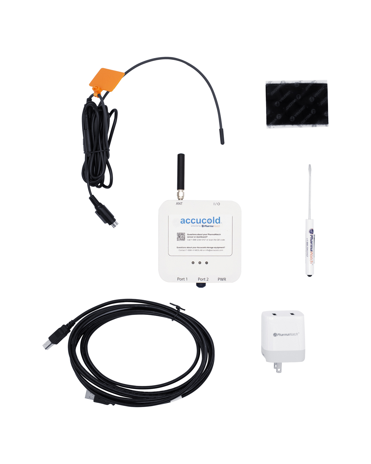 NIST calibrated wireless temperature monitoring device for cloud-based data management, compatible with refrigerators